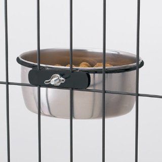 ProSelect Bolt on Stainless Steel Coop Cups for Dog Crates Cages 24 Oz