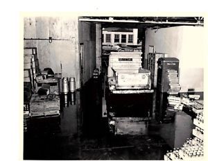 1950's Cleveland Coca Cola Bottling Co Warehouse Photo Truck Cooler Crates