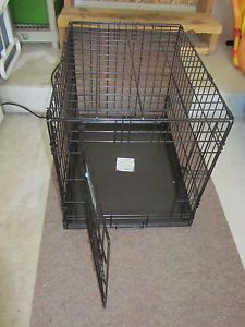 Precision 1 Door Small Med Dog Crate Black