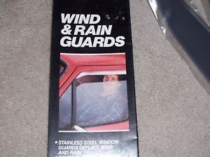 Chevy GMC Pickup Full Size Blazer Vent Window Shade Visors Rain Guard 73 87