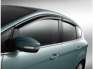 New 2013 Ford C Max Window Vent Shade Rain Visor Guards Self Adhesive Cmax