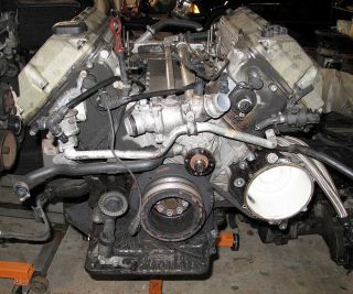 BMW M62TU Engine Longblock w Vanos 1999 2003 149K E39 E38 540i 740i Used