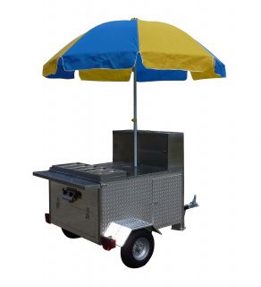 Cash Calf Hot Dog Cart Mobile Food Vending Concession Stand Kiosk Trailer