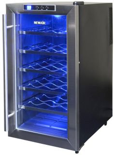 New Newair 18 Bottle BTL Wine Cooler Cellar Refrigerator Fridge Bottles Chiller