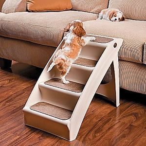 New Folding Nonskid Lightweight Pupstep Plus Small Dog Bed Ramp Pet Step Stairs