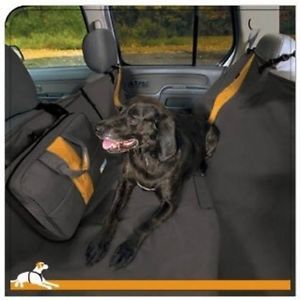 Kurgo K9 Wander Hammock Dog Pet Waterproof Rear Car Back Seat Cover Black
