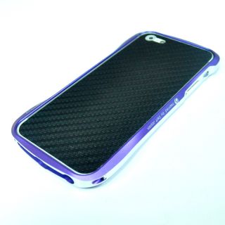 Twist Edition Secret Purple Aluminum Cleave Metal Bumper Case for iPhone 5