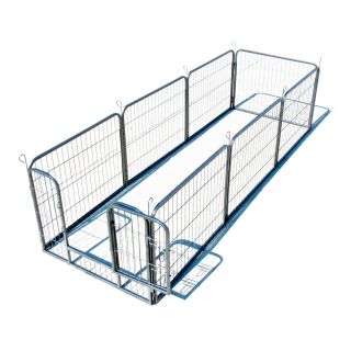 8 Panel Heavy Duty Cage Pet Puppy Dog Run Cat Barrier Fence Metal Playpen Kennel