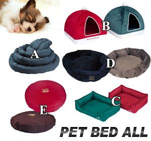 Pet Pets Bed Dog Puppy Cat Kitten House Hut Igloo Mat Kennel Cattery Beds 5 Type