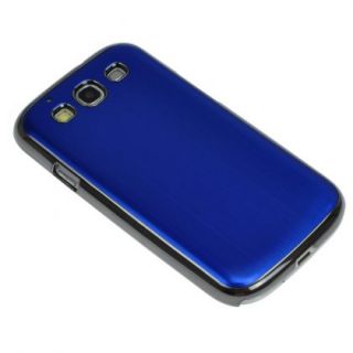Blue Brushed Metal Aluminum Hard Case for Samsung Galaxy S3 SIII I9300
