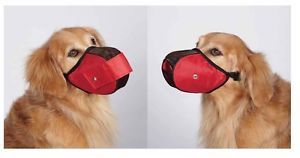 Fabric Mesh Dog Muzzles Comfortable Soft Muzzle for Dog Training and Control