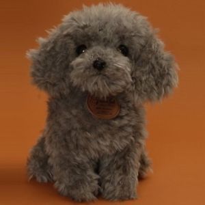 New Toy Poodle Gray Seat Japan Cute Doll Stuffed Dog