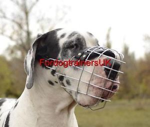 New Great Dane Muzzle Large Dog Basket Muzzle Made of Strong Smooth Wire