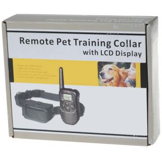New LCD 100LV Level Shock Vibra Remote Pet Dog Training Collar for 10lb 120lb
