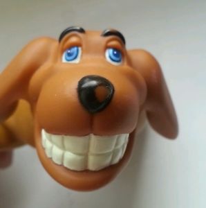 Fetch Armstrong Dog Cap Toys 1993 Stretch Armstrong Rubber Pet Puppy Super Hero