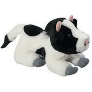 Multipet Look Who's Talking Cow Dog Toy Pet Toys Mooing Moo Voice Chip Barn Yard