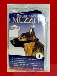 Dog Pet Muzzle Large Dogs 80 lbs Black Safety