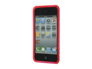 TPU Soft Case Cover Skin for iPod Touch 4 4G 4th Gen in Hot Pink s Line