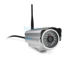Outdoor Security Waterproof Wireless IP Network Bullet Camera 24 Infrared LEDs