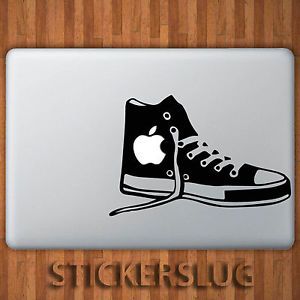 Retro Tennis Shoe Decal Sticker Custom Vinyl Laptop MacBook Air Pro Apple TZ