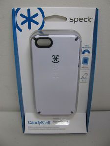 Speck CandyShell Apple iPhone 5 Case White Charcoal Gray