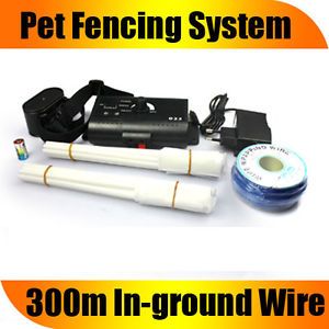 Smart Pet Dog in Ground Wireless Electronic Pet Fencing System Shock 3 Collars