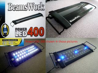 Beamswork Aquarium Power LED 400 Light Lamp 60 80 cm 24" 30" Tank Bright