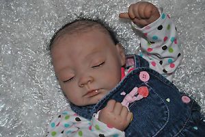 Reborn Baby Jaden Art Doll Real Newborn Baby Aleina Peterson Kit