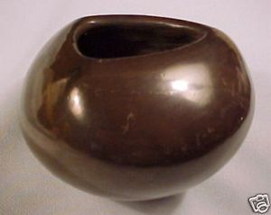 Santa Clara Pottery Vase Art SGD "Rencie" Odd Shape