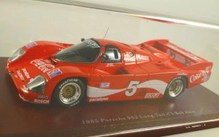 Porsche 962 5 Bob Akin Motor Racing IMSA GTP 1985 Coca Cola Truescale 1 43