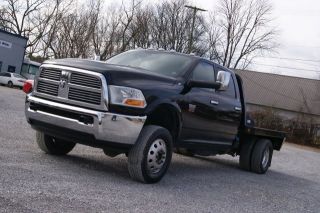 2012 Dodge RAM 3500 Cab Chassis Flat Bed 6 7 Cummings