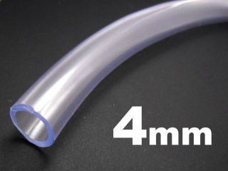 30 Metre Roll of 4mm Clear PVC Plastic Flexible Hose Tube Pipe Food Water Air