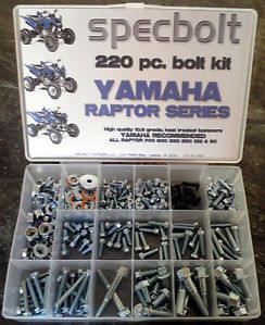 Yamaha ATV Raptor Bolt Kit 250 Pieces 90 250 350 600 660 700 Body Engine Plastic