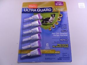 Hartz Ultra Guard Pro Flea Tick Drops for Dogs Weighing 31 60 lb 6 Treatments