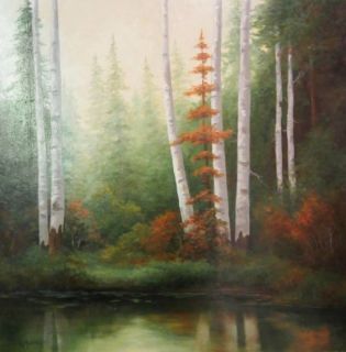 Laura Mann Original Oil Painting Landscape Hunting Woodland Signed Certificate
