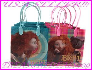 12 PC Disney Brave Merida Pixar Goodie Bags Party Favors Candy Birthday Loot Bag