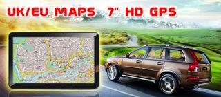 7 inch High Definition Touch Screen Car GPS 4GB 128M MP4 Speedcam SAT Navigator