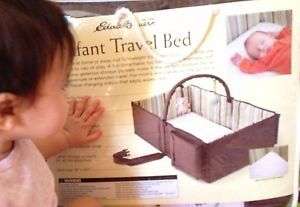 Eddie Bauer Portable Infant Baby Travel Bed Crib Carrier Changing Station