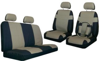 Black Tan Beige Superior Seat Covers CP 1