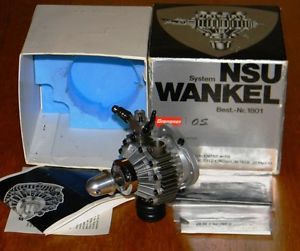 1982 OS wankel 49 Pi Graupner Rotary RC Model Airplane Engine 30 Box Tools