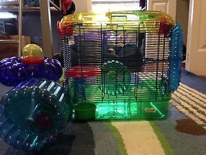 Critter Trail Hamster Cage Small Mammal Start Up Kit