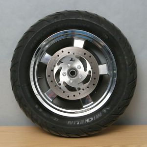 Harley Davidson Rear Wheel Sprocket Brake Rotor Chrome 5 Spoke Michelin Tire