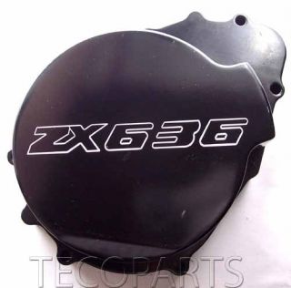 2003 2004 Kawasaki ZX 636 Black Stator Engine Cover B