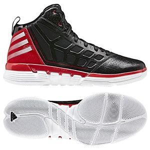 New Adidas Adizero Shadow Men's 10 5 44 5 Basketball Shoes Leather Mid Sneakers