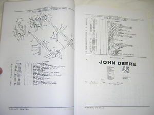John Deere 45 Loader Parts Catalog Manual