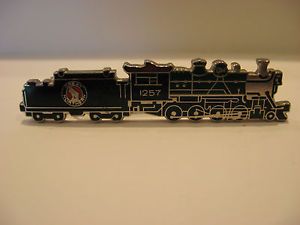 Advertising Great Northern Railroad Engine 1257 Tie Bar Employee Service Pin