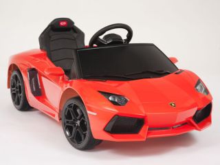 Lamborghini Orange Aventador LP700 4 Ride on Kids Battery Powered Wheels Car RC