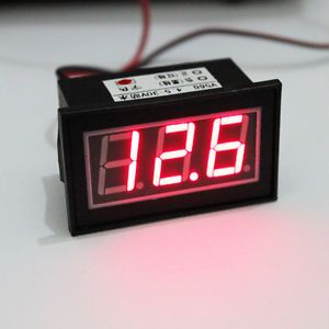 Waterproof 12V Red LED Digital Car Auto Voltmeter Motorcycle Battery Monitor