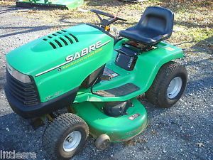 Used Sabre by John Deere Model 1742 Hydrostatic Lawn Tractor Good for Parts Only