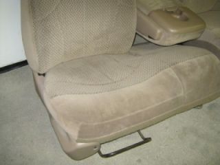 97 03 Ford F 150 Regular Cab Tan Cloth 60 40 Manual Bucket Seats